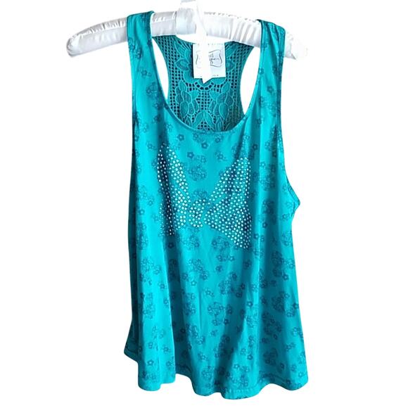 Disney's Minnie Mouse Turquoise Tank Top - Picture 1 of 5